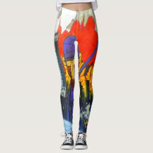 Pecan Pie Street Art Revolution Leggings