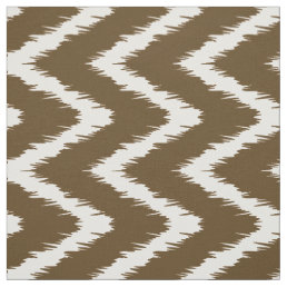 Pecan Southern Cottage Chevrons Fabric