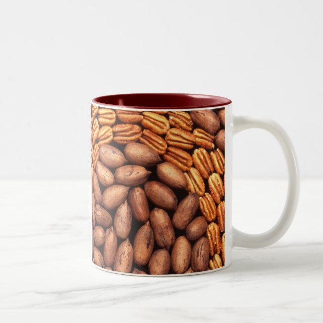 Pecans Two-Tone Coffee Mug (Right)