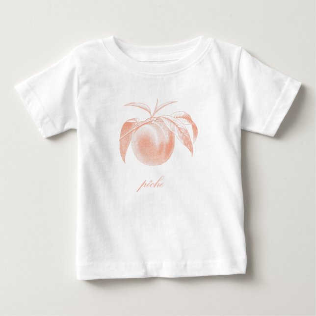 Pêche (Peach Baby T-Shirt (Front)