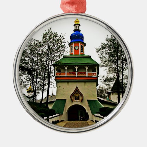 Pechory Russia Monastery Metal Ornament
