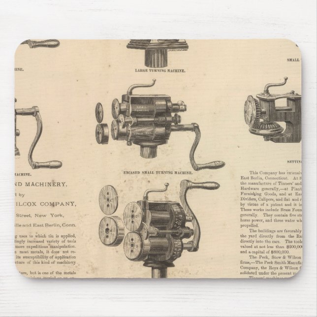 Peck, Stow and Wilcox Company Mouse Pad (Front)