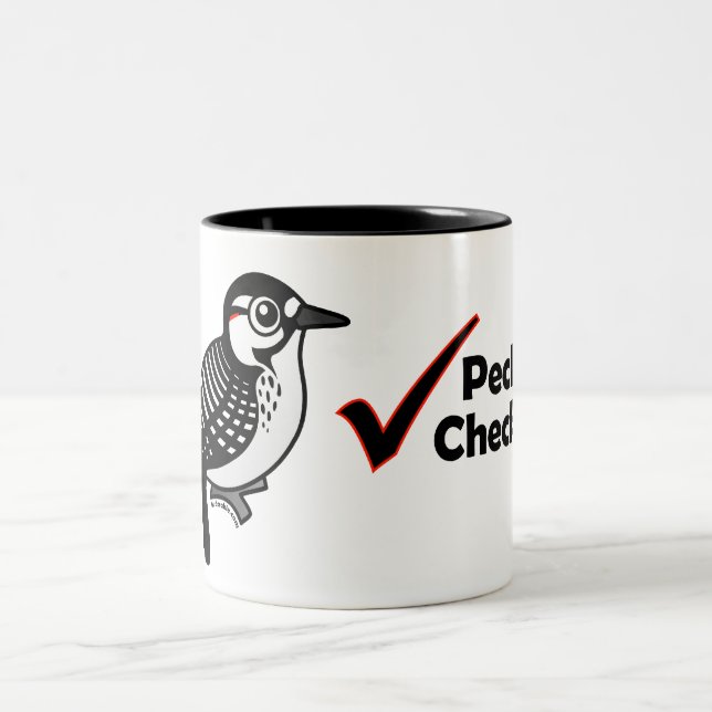 Pecker Checker Two-Tone Coffee Mug (Center)