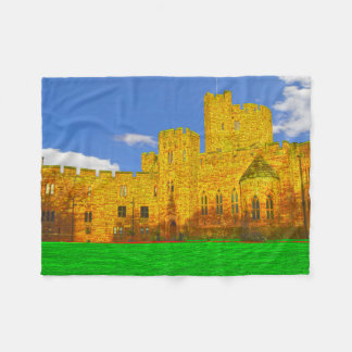 Peckforton Castle in Tarporley, Cheshire Fleece Blanket