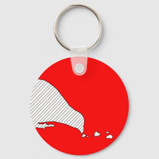 pecking order. keychain (Front)