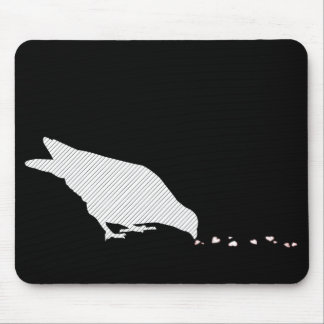 pecking order. mouse pad