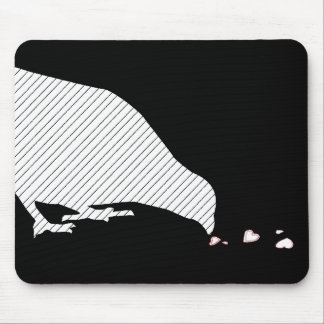 pecking order. mouse pad