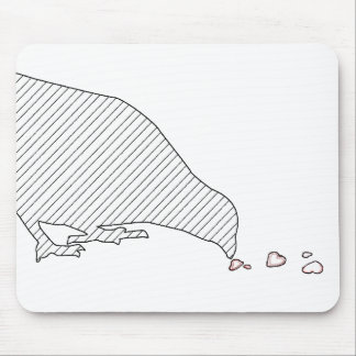 pecking order. mouse pad