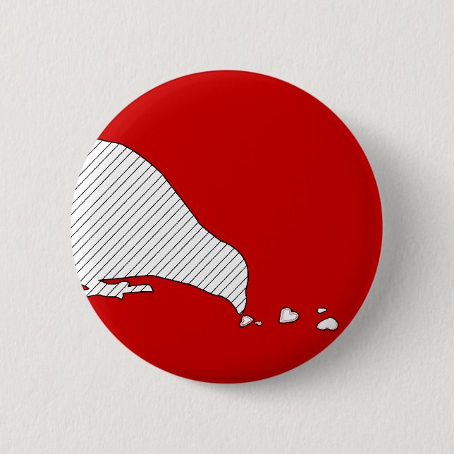 pecking order. pinback button (Front)