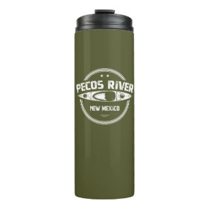 Pecos River New Mexico Kayaking Thermal Tumbler