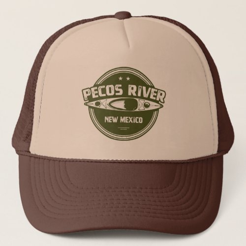 Pecos River New Mexico Kayaking Trucker Hat