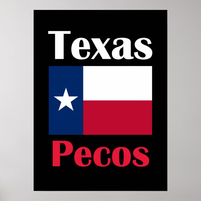 Pecos TX Poster (Front)
