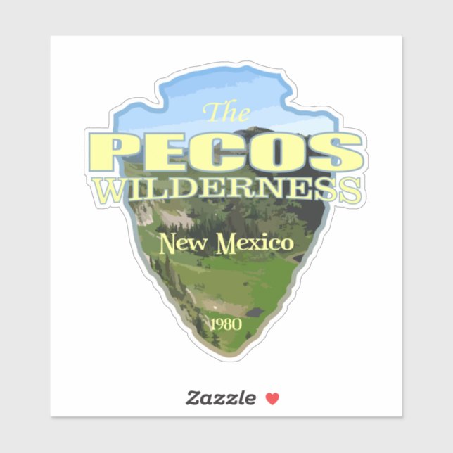 Pecos WA (arrowhead) Sticker (Sheet)