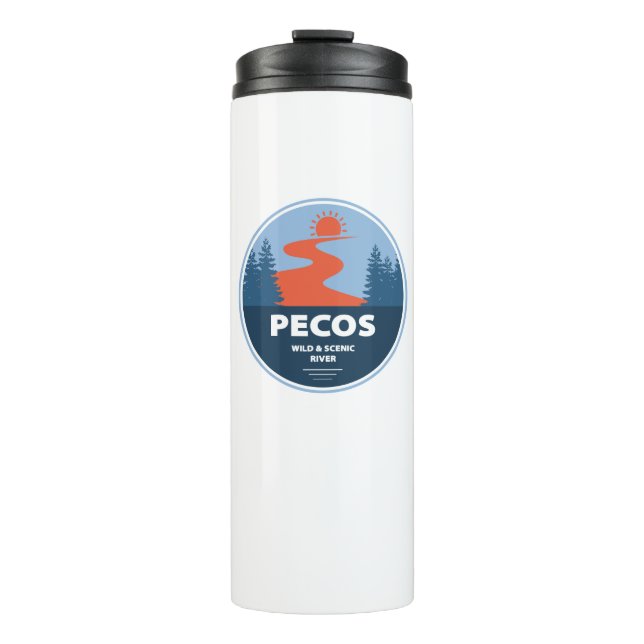 Pecos Wild And Scenic River New Mexico Thermal Tumbler (Front)