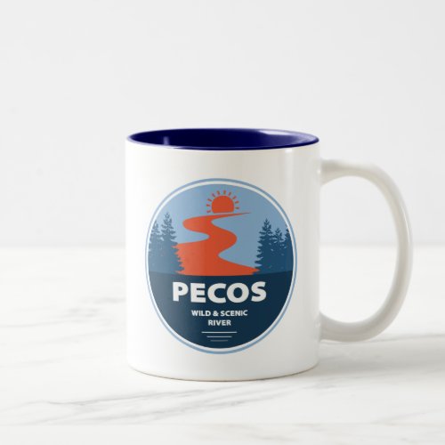 Pecos Wild And Scenic River New Mexico Two_Tone Coffee Mug