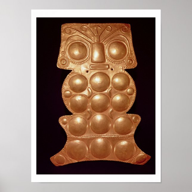 Pectoral found in the river Sinu, pre-colombian (g Poster (Front)