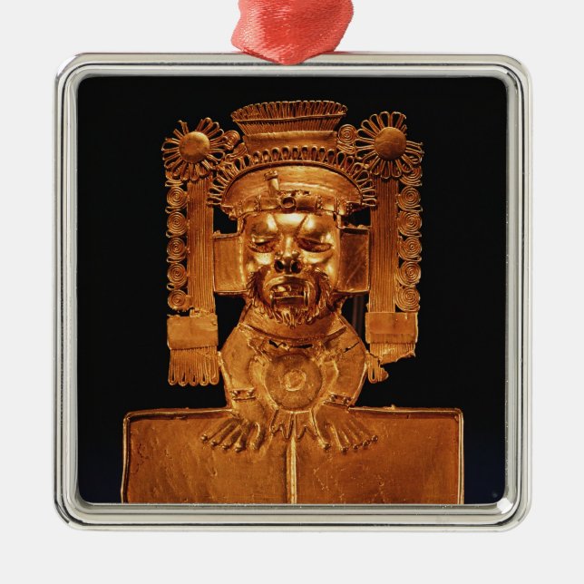 Pectoral of the god Xipe Totec Metal Ornament (Front)