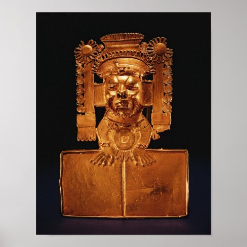 Pectoral of the god Xipe Totec Poster