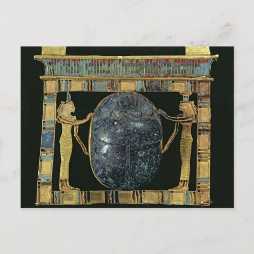Pectoral of the vizier Paser with scarab Postcard