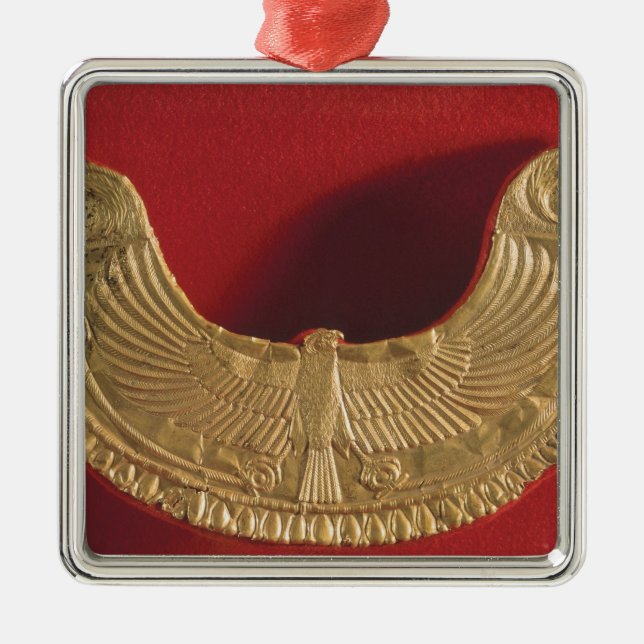 Pectoral ornament form falcon's bearing trees (Front)