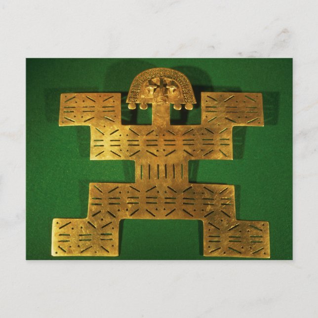 Pectoral ornament of the Tolima Region Postcard (Front)