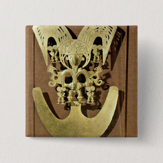 Pectoral, Quimbaya Pinback Button (Front)