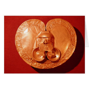 Pectoral with a human face cards