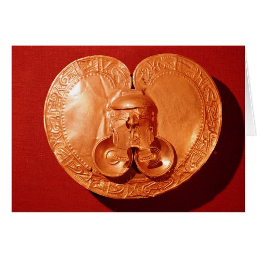 Pectoral with a human face cards (Front Horizontal)
