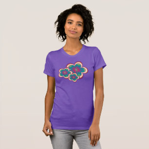 Peculiar Blooms Slim Fit Women's T-Shirt