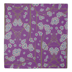 Peculiar Branches Amethyst Duvet Cover (3 Sizes)