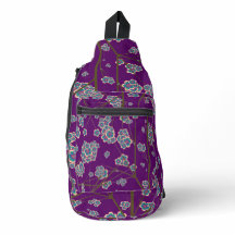 Peculiar Branches Amethyst Sling Bag
