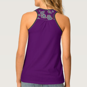 Peculiar Branches Amethyst Tank Top