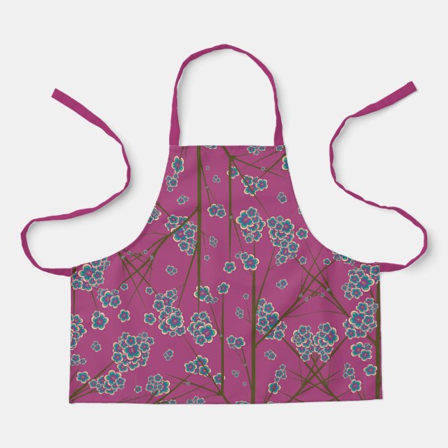 Peculiar Branches Boysenberry Small Apron (Front)