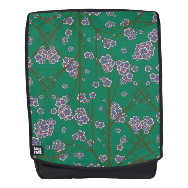 Peculiar Branches Jade Backpack (Front)
