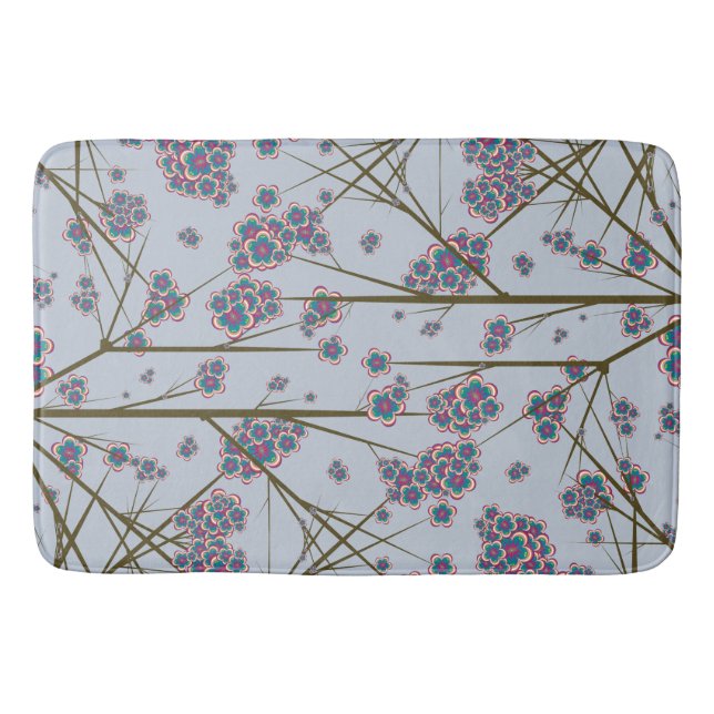 Peculiar Branches Sky Bath Mat (Front)