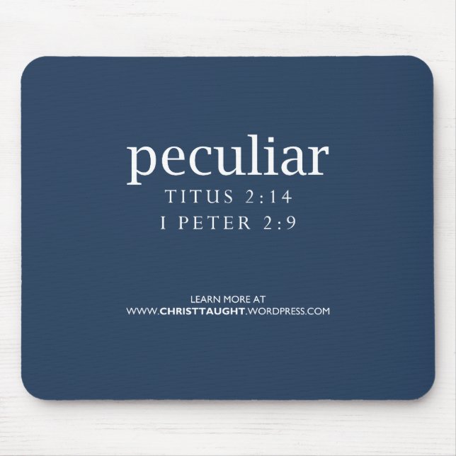 Peculiar Mousepad (Front)