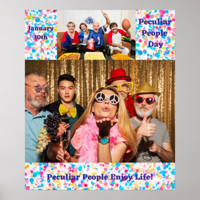 Peculiar People Enjoy Life! Holiday Poster (Front)