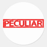 Peculiar Stamp Classic Round Sticker