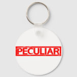 Peculiar Stamp Keychain