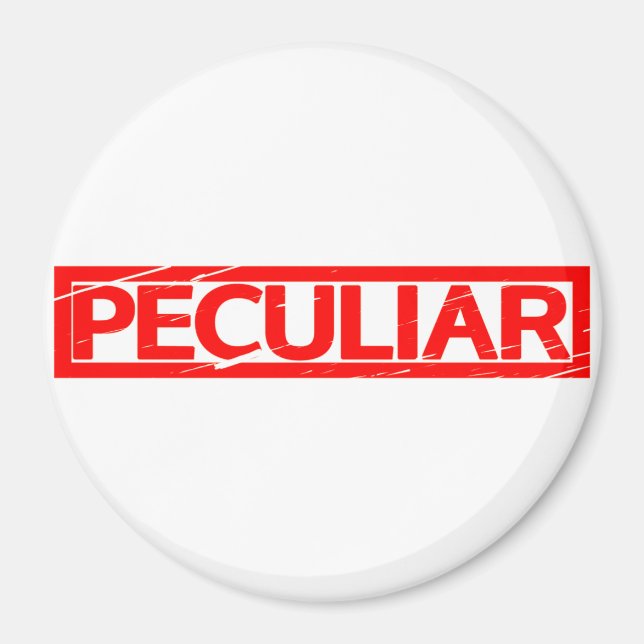 Peculiar Stamp Magnet (Front)