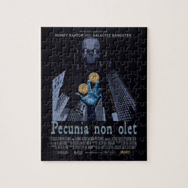 "Pecunia non olet" (Money Does Not Stink) Jigsaw Puzzle (Vertical)