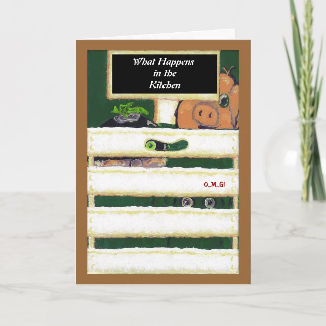 PedagogyGreetings: Blushing Turnip ( Customizable) Card (Front)