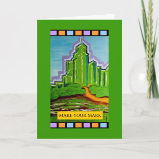 PedagogyGreetings Card: Through the Poppies Card