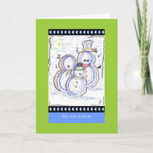 PedagogyGreetings Cards: Let It Snow Man! Holiday Card