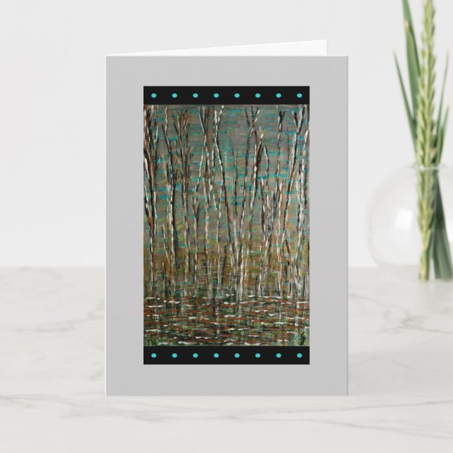 PedagogyGreetings Cards: Reflections Revisited Card (Front)