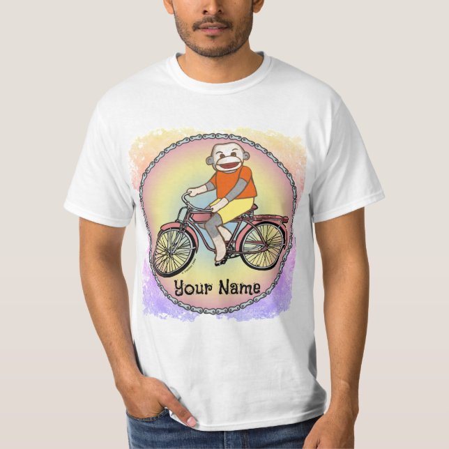 Pedal Monkey  bike T-Shirt (Front)