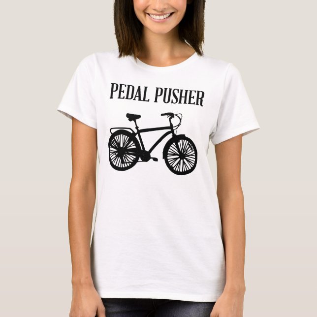 Pedal Pusher bicycle t-shirt (Front)