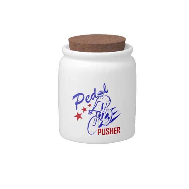 Pedal Pusher Candy Jar (Front)