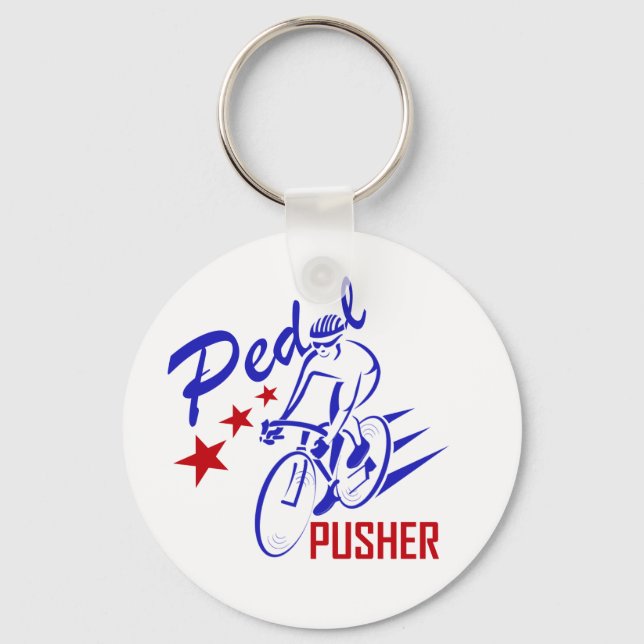 Pedal Pusher Keychain (Front)