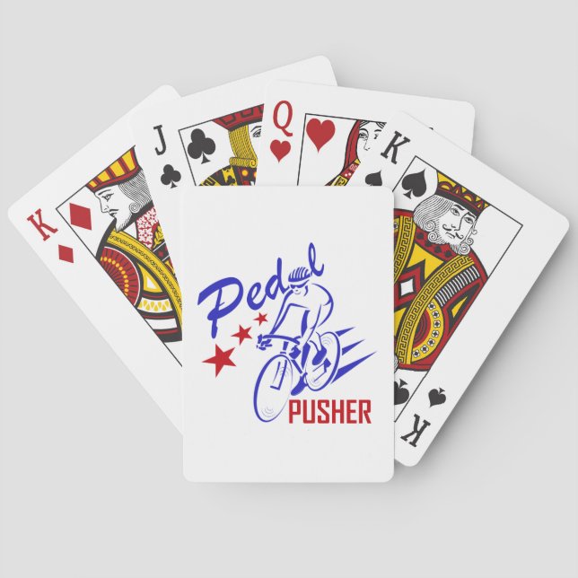 Pedal Pusher Poker Cards (Back)